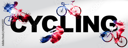Ciclismo banner, scritte