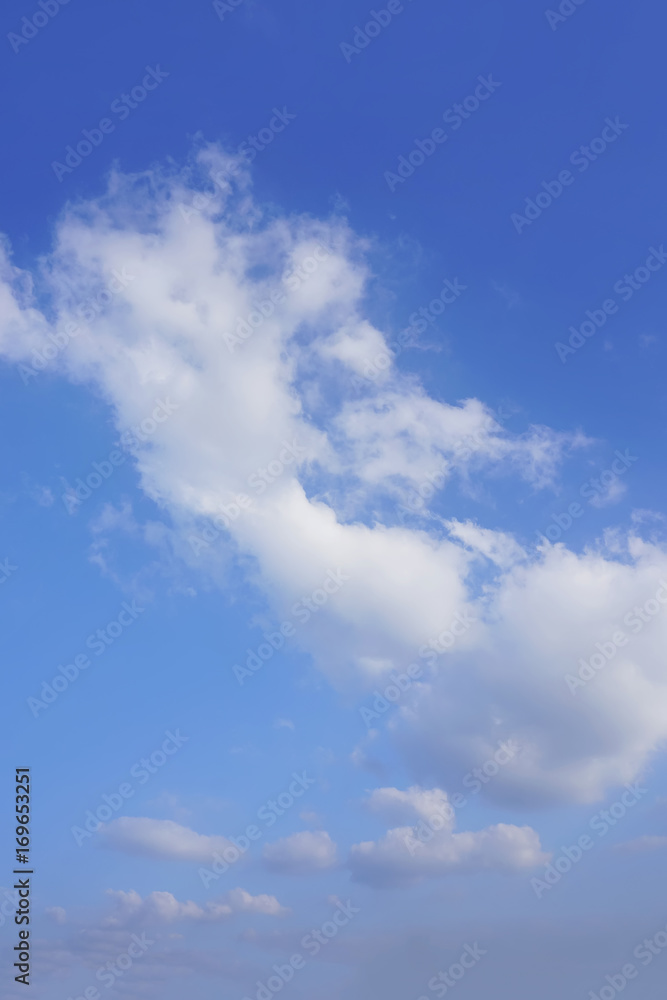 Blue sky and white clouds