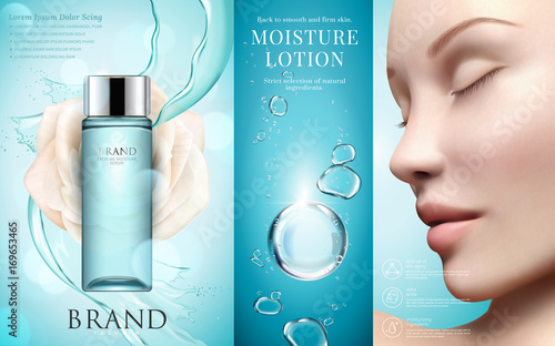 Moisture lotion ads