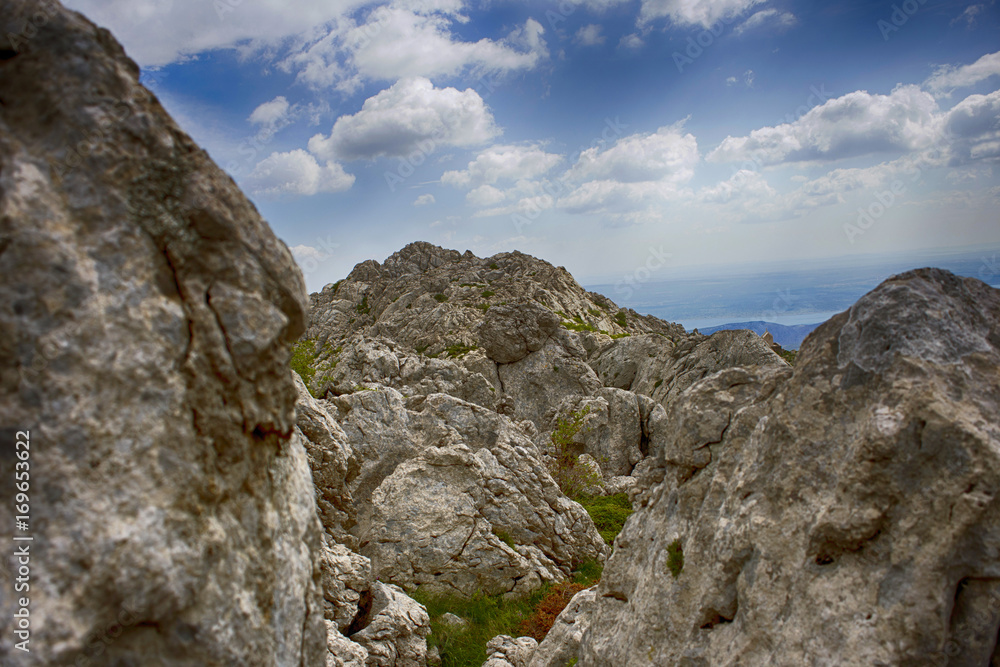 Tulove grede, part of Velebit mountain in Croatia, landscape Tulove grede, part of Velebit mountain in Croatia, landscape