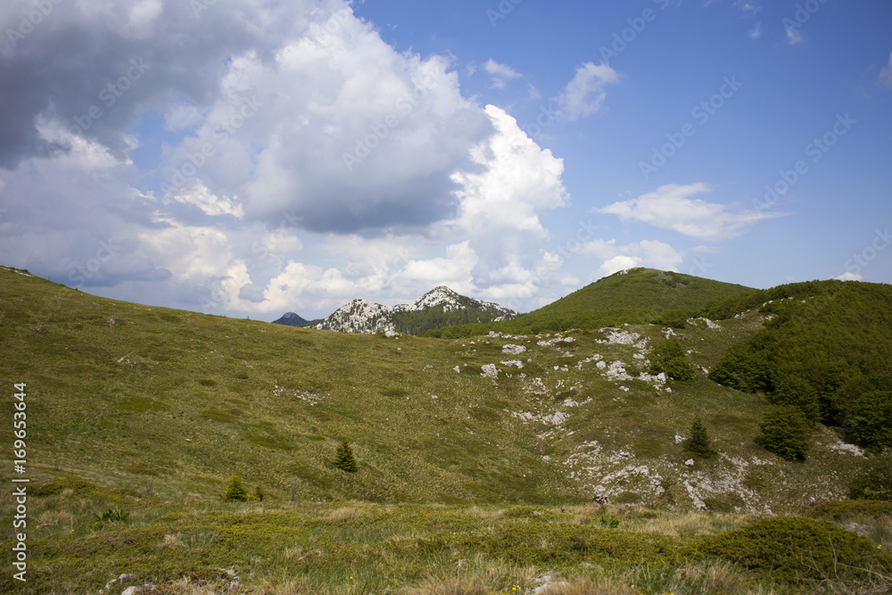 Majstorska road under Tulove grede, Velebit - Croatia Majstorska road under Tulove grede, Velebit - Croatia