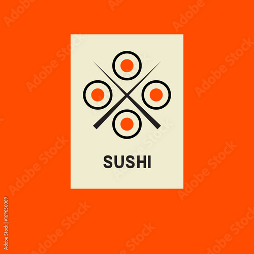 Logo four sushi