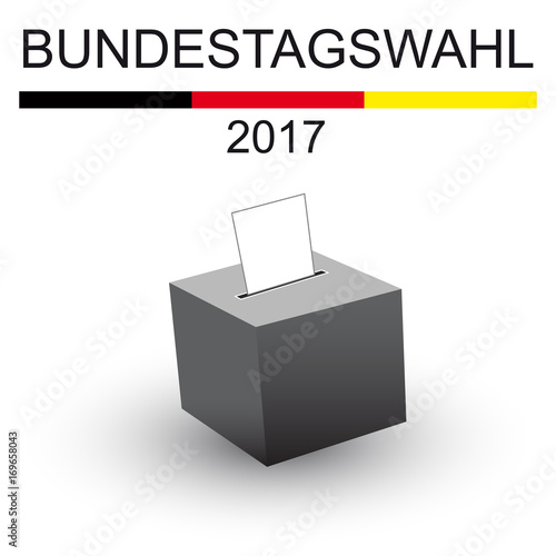 Wahlurne Bundestagswahl 2017