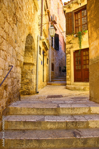 Fototapeta Naklejka Na Ścianę i Meble -  Dubrovnik, street view in Old Town