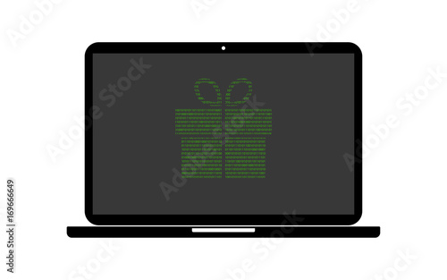 Hacker Laptop Geschenk