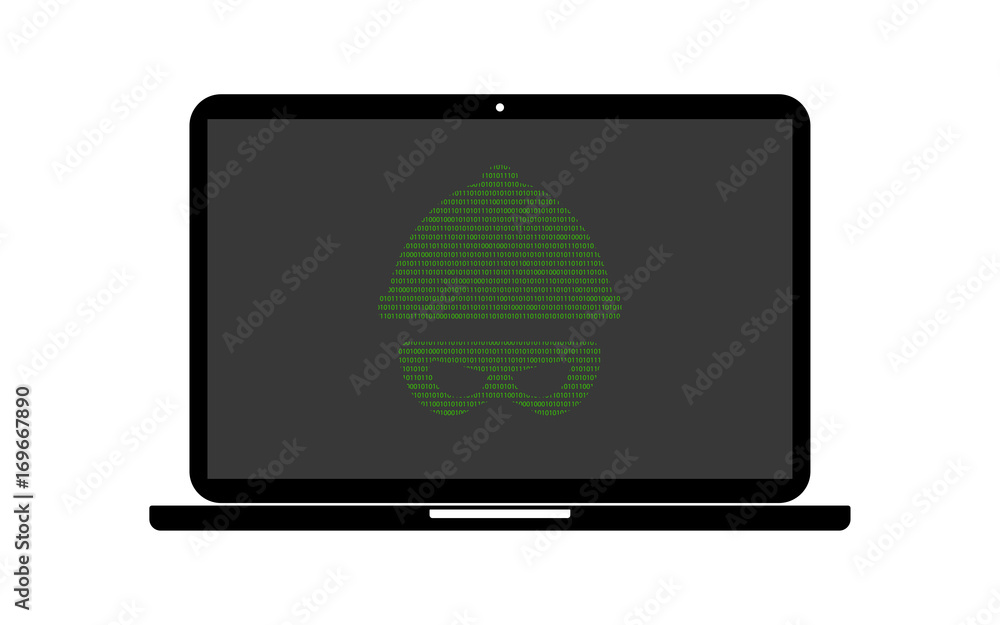 Hacker Laptop Hackerangriff Hacker Laptop Hackerangriff