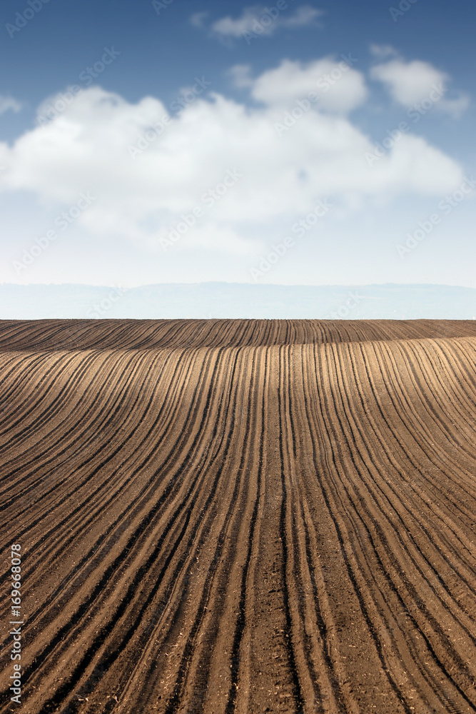 plowed field landscape agriculture industry plowed field landscape agriculture industry