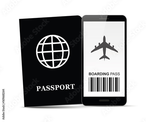 passport und online boarding pass