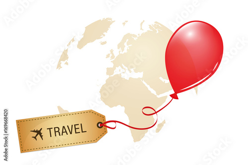 travel anhänger am roten luftballon