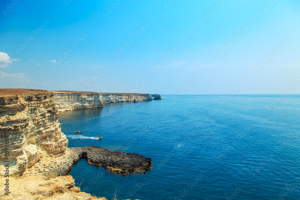 Coastline of the Black Sea, Crimea. Coastline of the Black Sea, Crimea.