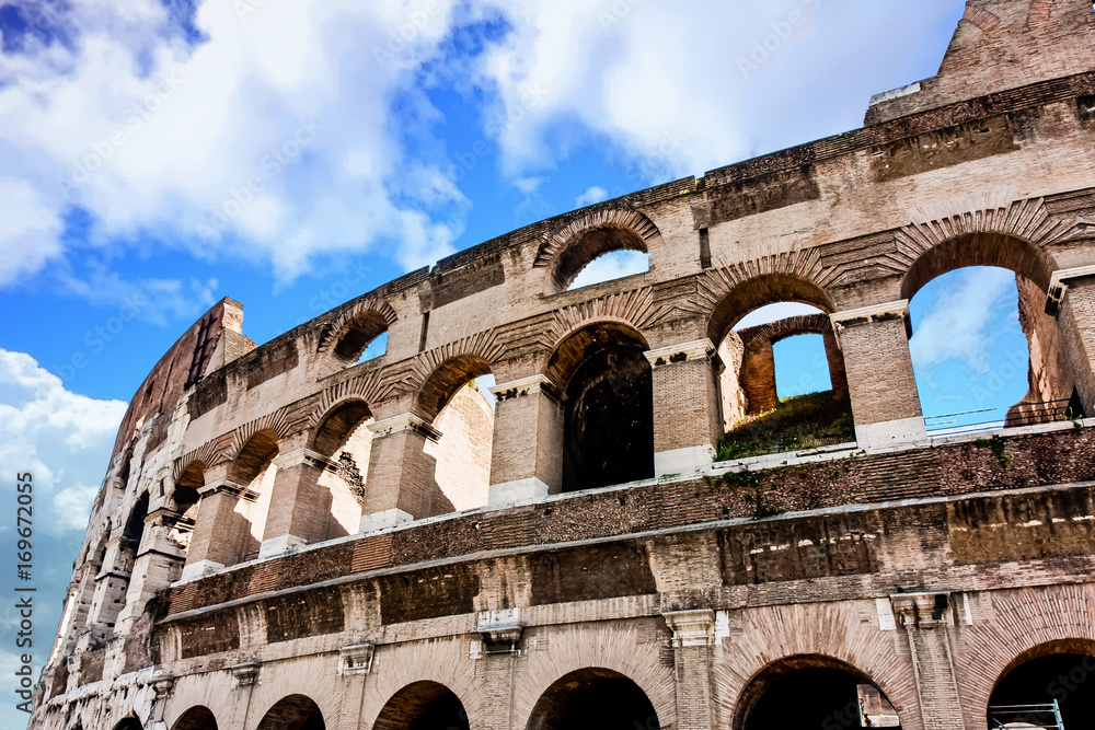Fototapeta premium Ruins of Coliseum in Rome