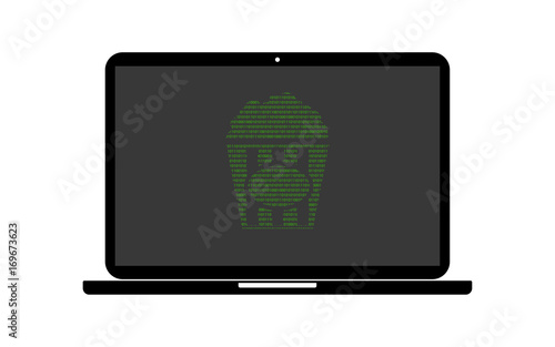 Hacker Laptop Popcorn
