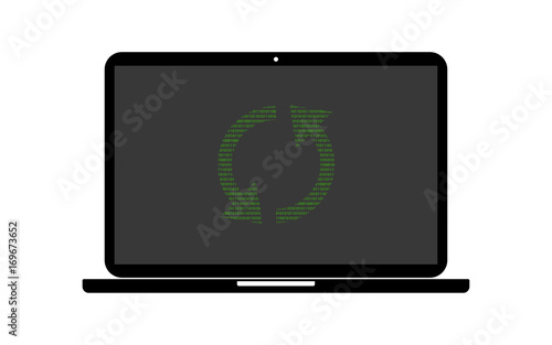 Hacker Laptop Synchronisation