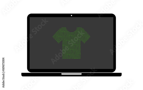 Hacker Laptop Shirt