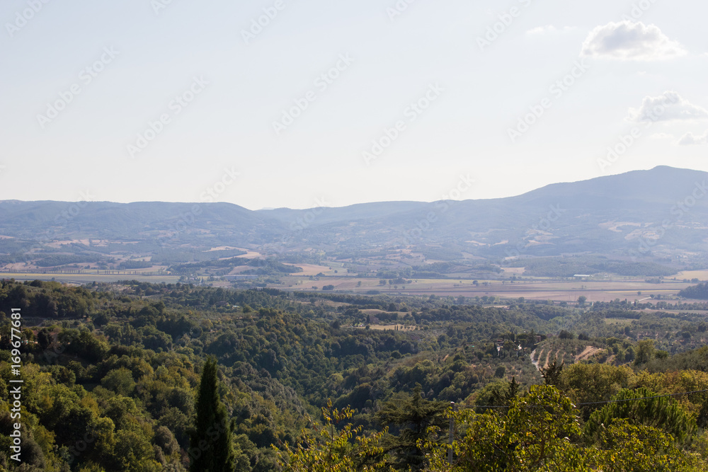 Mountain landscape in Umbria