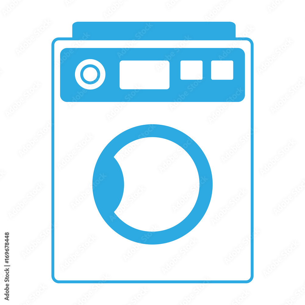 washing machine icon over white background vector illustration washing machine icon over white background vector illustration