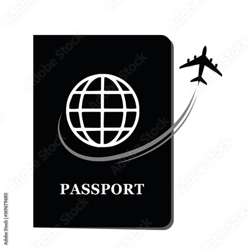 mit reisepass auf flugreise sw
