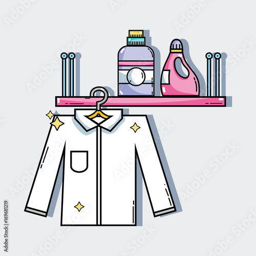laundry equipment to clean the domestic clothes