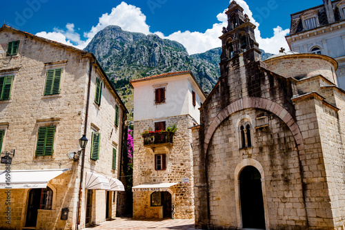 Antique architecture of Kotor, Montenegro