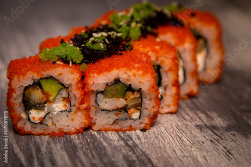 sushi rolls