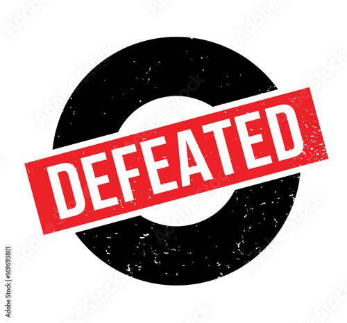 Defeated rubber stamp. Grunge design with dust scratches. Effects can be easily removed for a clean, crisp look. Color is easily changed.