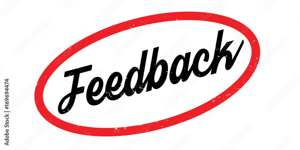 Feedback rubber stamp. Grunge design with dust scratches. Effects can be easily removed for a clean, crisp look. Color is easily changed. Feedback rubber stamp. Grunge design with dust scratches. Effects can be easily removed for a clean, crisp look. Color is easily changed.