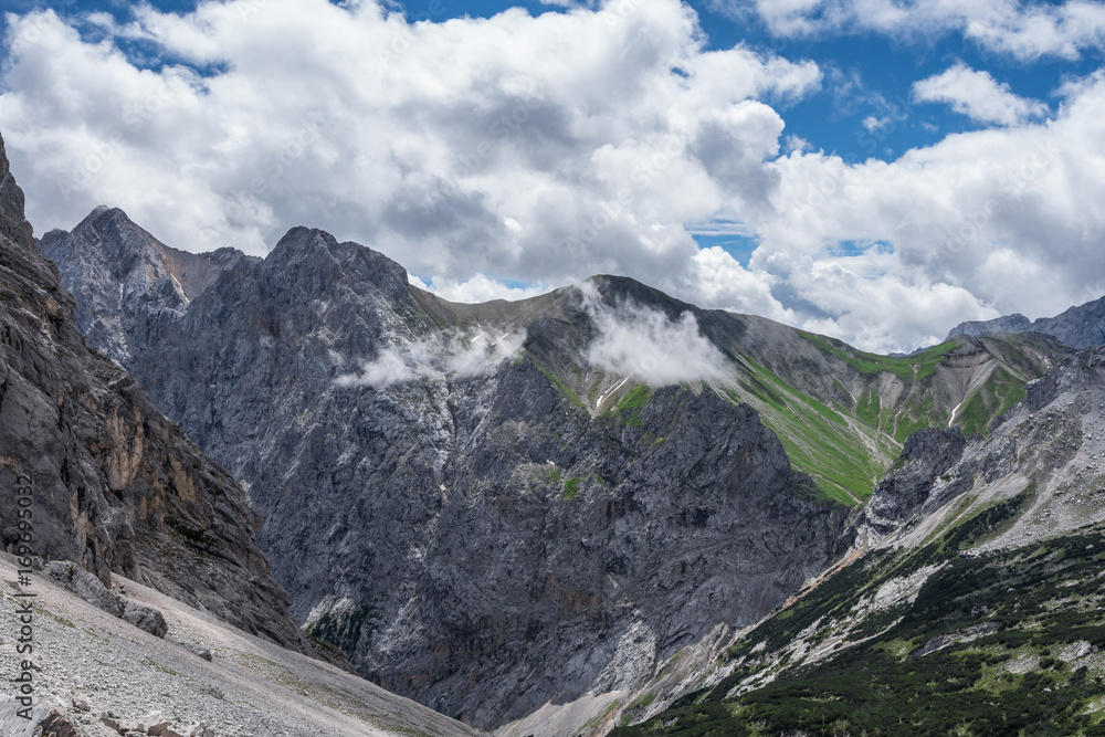 The mountains of Alps in Bavaria, Germany