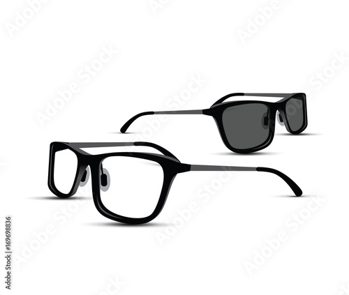 glasses and sunglasses