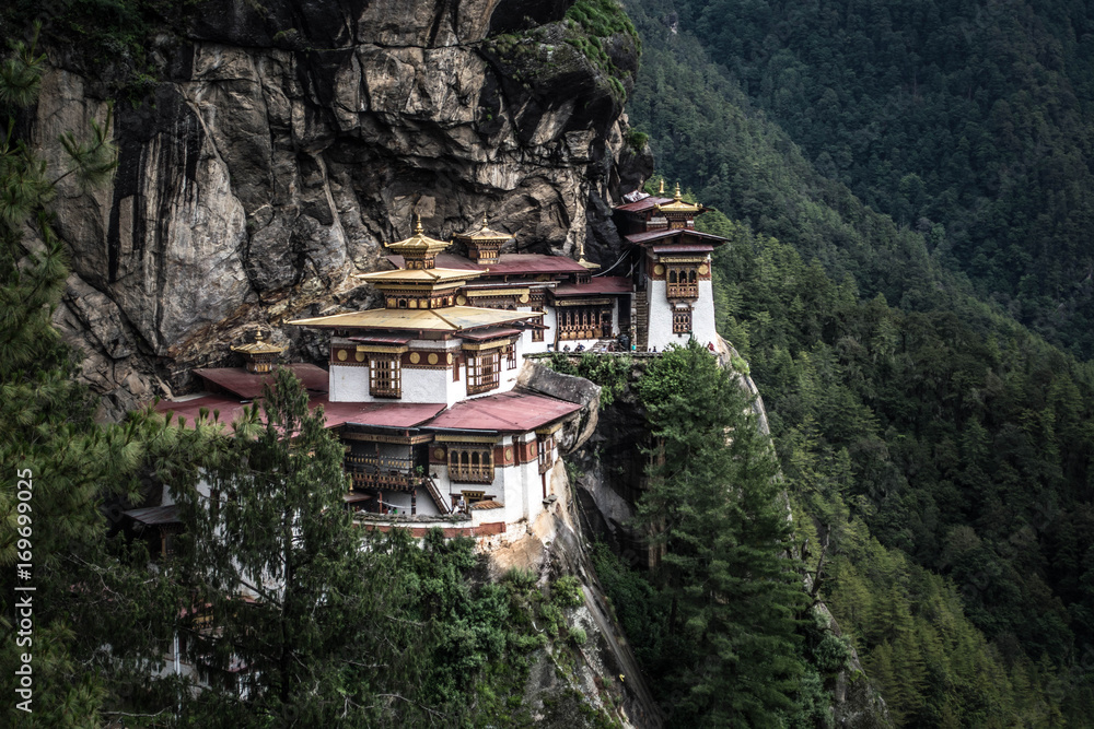 custom made wallpaper toronto digitalTaktsang Monastery in Bhutan