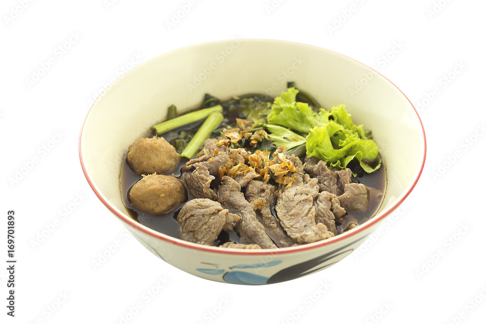 thailand food, noodles isolated in white background. thailand food, noodles isolated in white background.