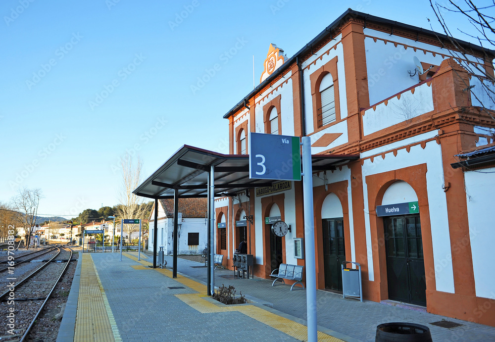Estación de Jabugo Galaroza, provincia de Huelva, España