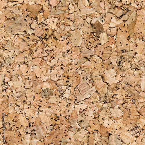 Flat cut cork, seamless background texture © EtienneOutram