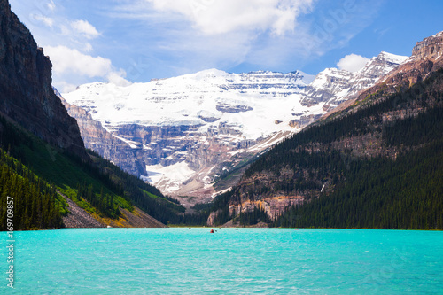 Lake Louise in Banff National Park  Alberta  Canada