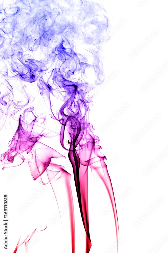 Abstract colorful smoke on white background, smoke background,colorful ink background,red, Blue,beautiful color smoke Abstract colorful smoke on white background, smoke background,colorful ink background,red, Blue,beautiful color smoke