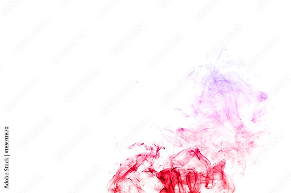 Abstract colorful smoke on white background, smoke background,colorful ink background,red, Blue,beautiful color smoke Abstract colorful smoke on white background, smoke background,colorful ink background,red, Blue,beautiful color smoke