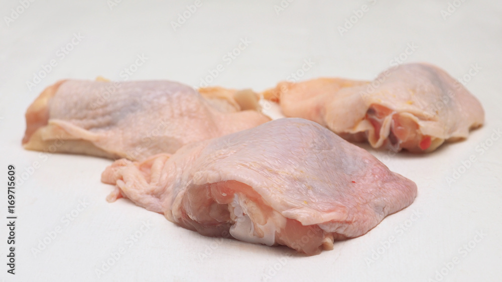3 Hip Chicken fresh raw material macro photo isolate 3 Hip Chicken fresh raw material macro photo isolate