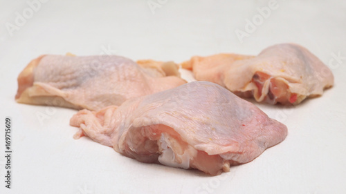 3 Hip Chicken fresh raw material macro photo isolate