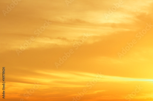 Fototapeta Naklejka Na Ścianę i Meble -  Beautiful abstract orange sky used for background