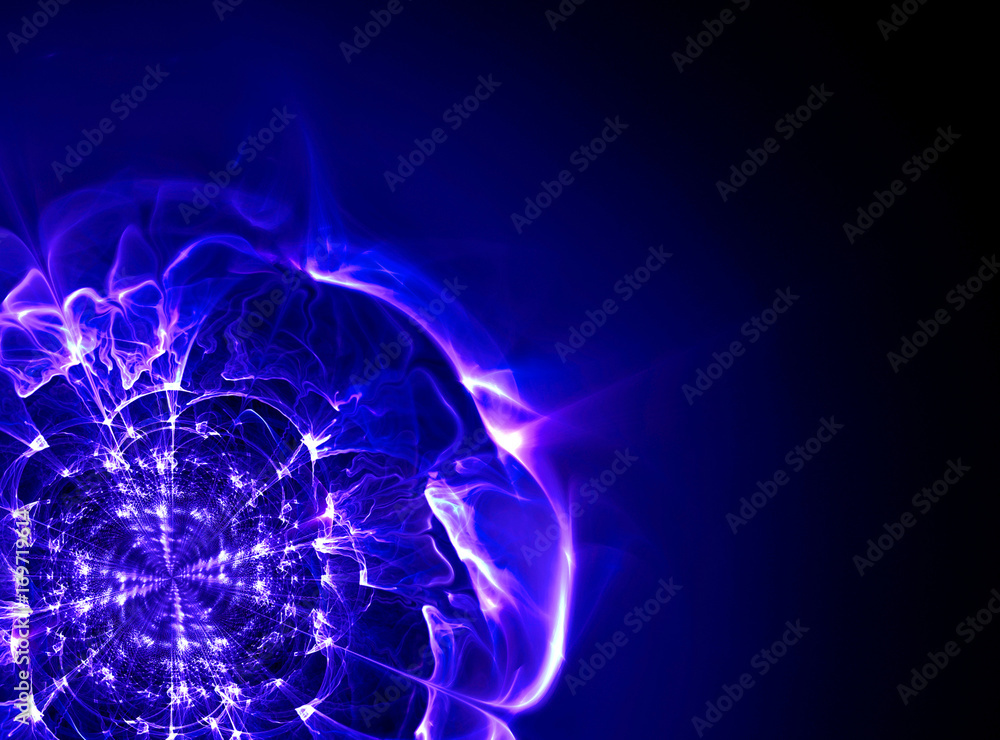 Obraz premium abstract flower fractal shape