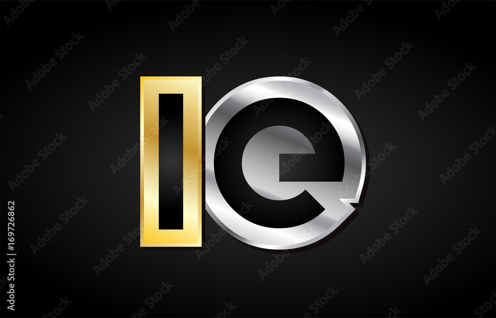gold silver letter joint logo icon alphabet design gold silver letter joint logo icon alphabet design