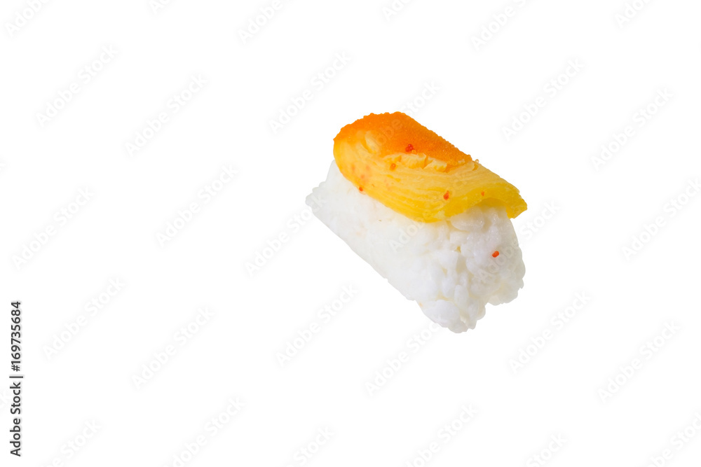 Nigiri sushi / View of japanese food on white background. Nigiri sushi. Nigiri sushi / View of japanese food on white background. Nigiri sushi.