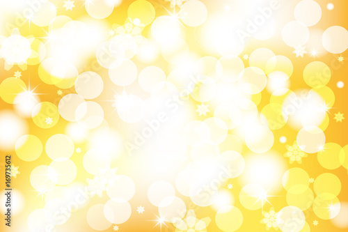 Vivid bokeh in golden color. Background with highlights. vector illustration