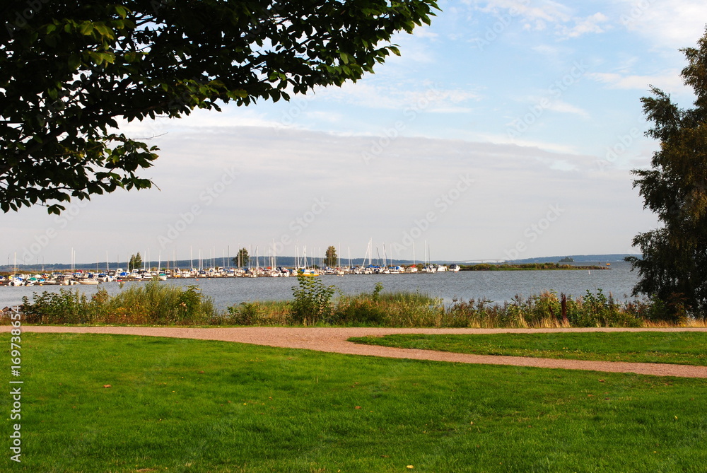 kleiner Hafen in Schweden