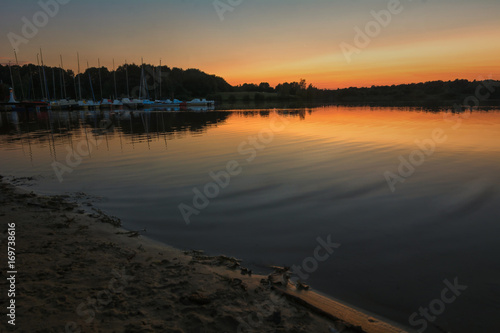 Dreiländer See am Abend