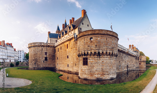 Castle of the Dukes of Brittany (Chateau des Ducs de Bretagne) in Nantes, France
