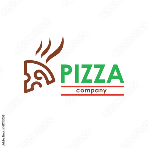 Pizza company vector logo