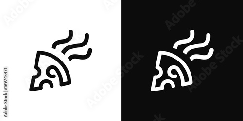 Pizza company vector logo