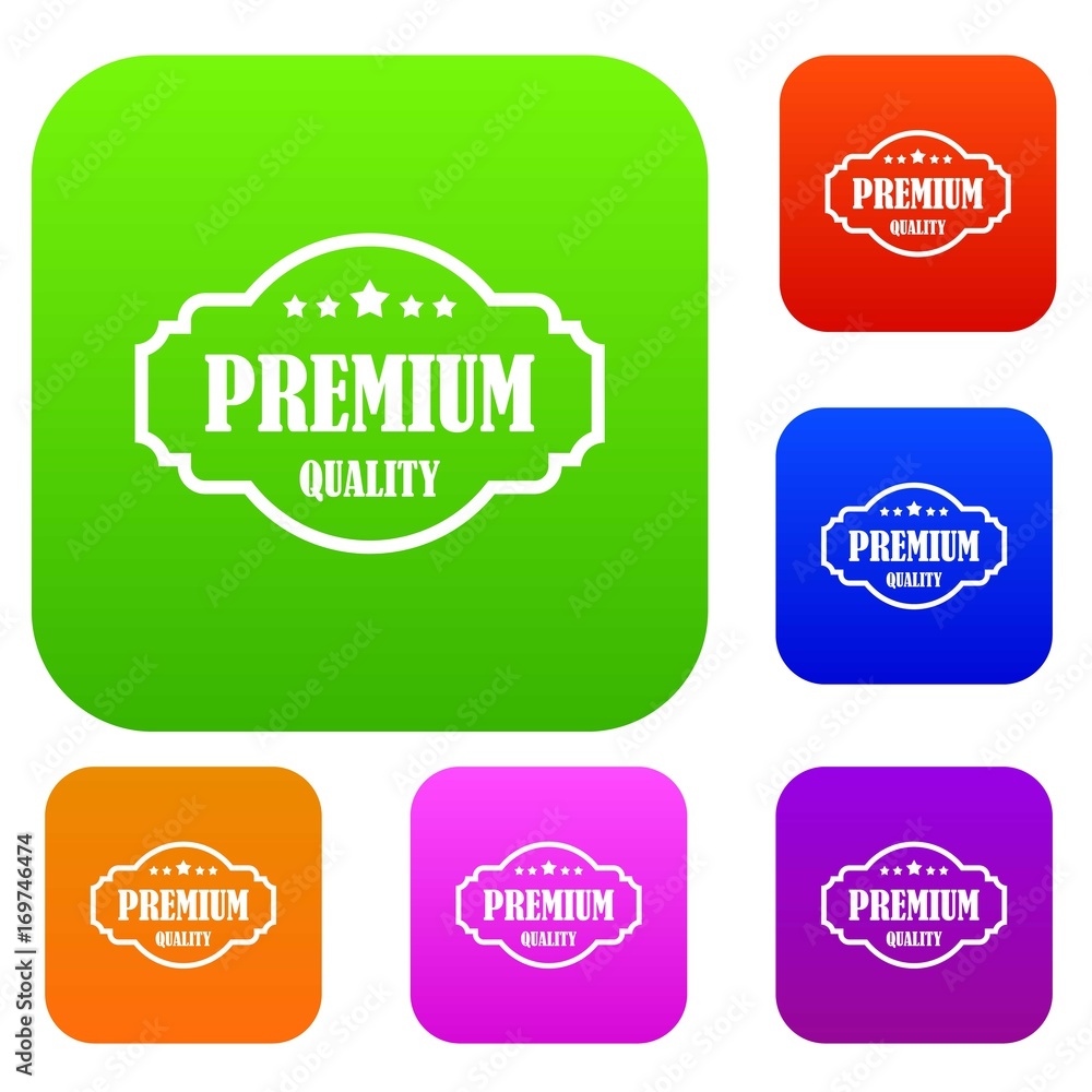 Obraz premium Premium quality label set collection
