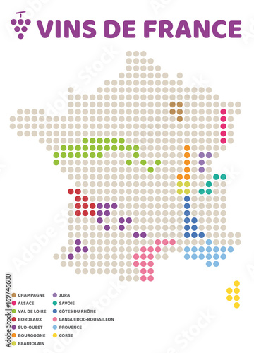 Carte des Vins de France - Points