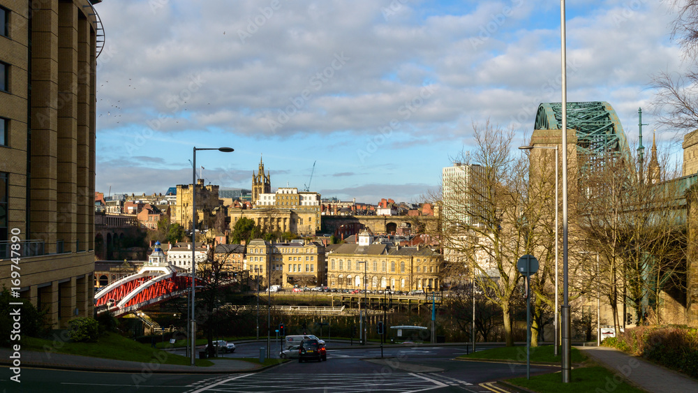 View over Newcastle Captured from Gateshead Winter 2017